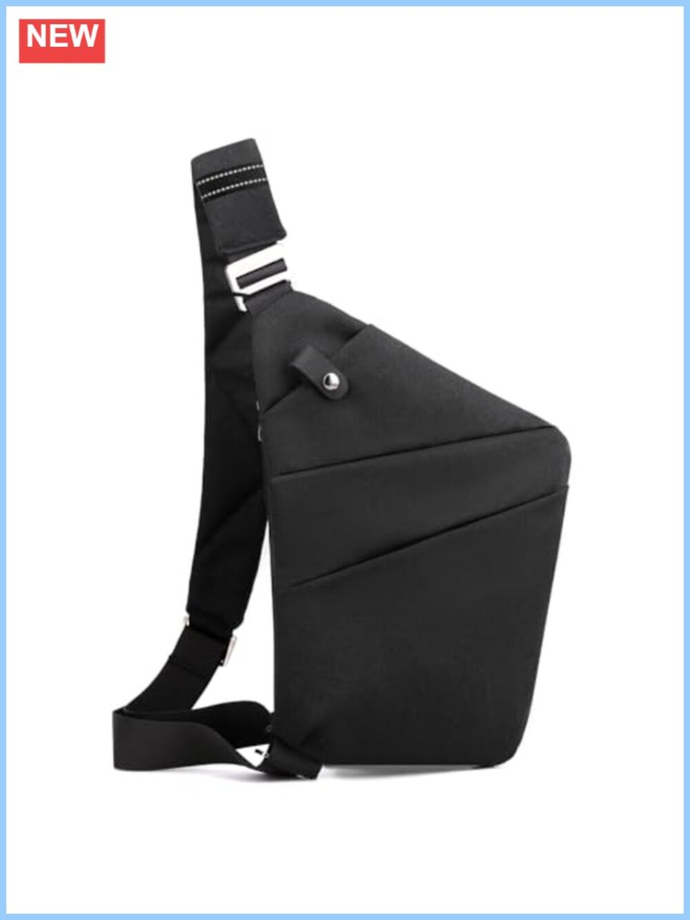 Anti Theft Sling Crossbody Bag Waterproof Nylon Travel Large Capacity